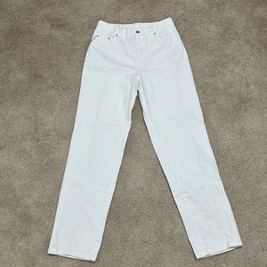 Ralph Lauren white denim jeans high waist size 6
